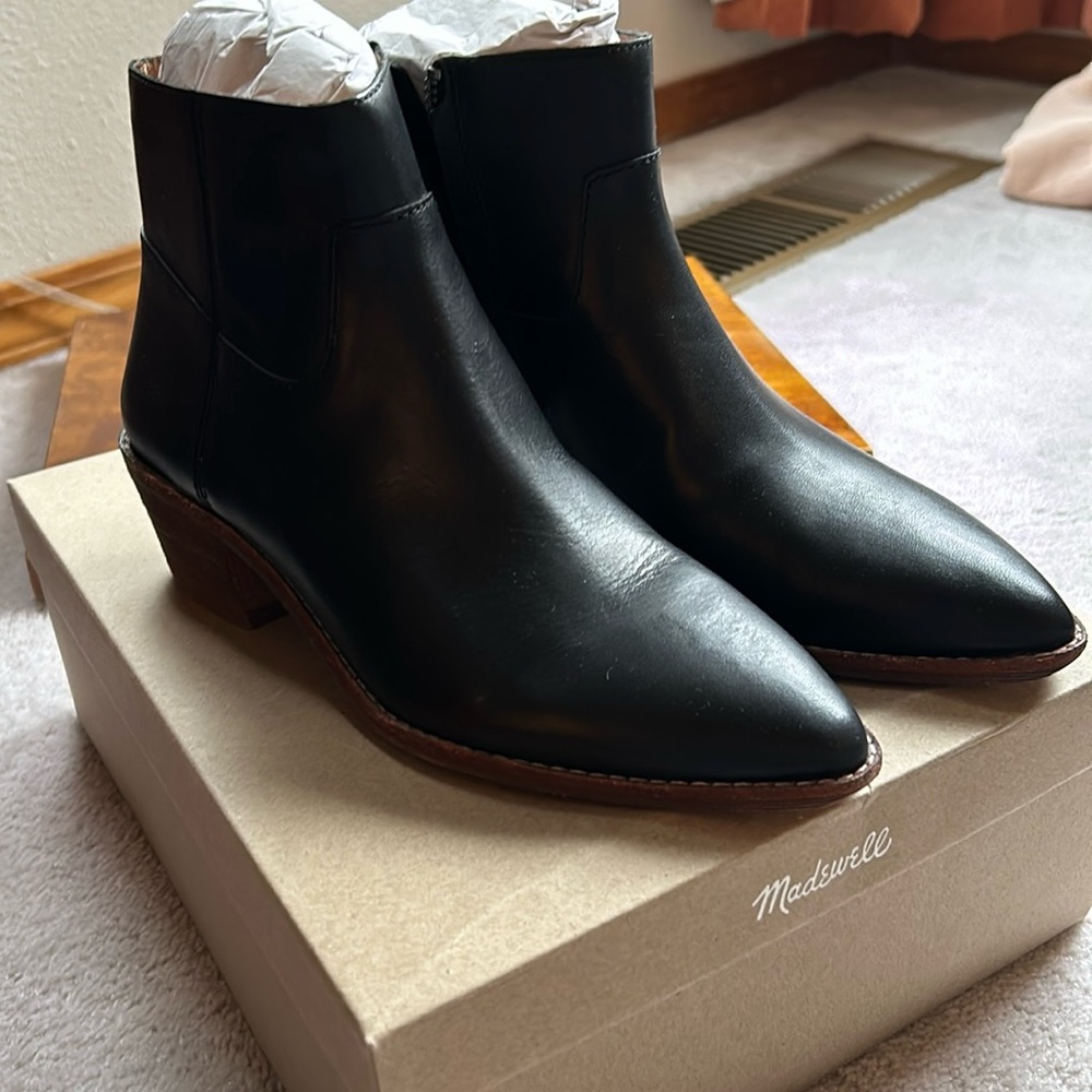 Madewell leather ankle boots